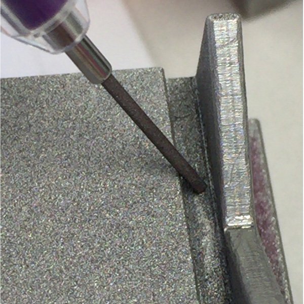 画像4: マイクロフィニッシュ　角ヤスリ　ショート 　　□0.5mm　＃800　5本セット (4)