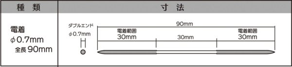 画像2: マイクロフィニッシュ 丸ヤスリ ロング   φ0.7mm #200 単品 (2)